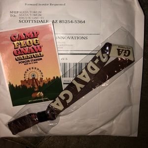 2 day GA flog gnaw ticket wristband 2018